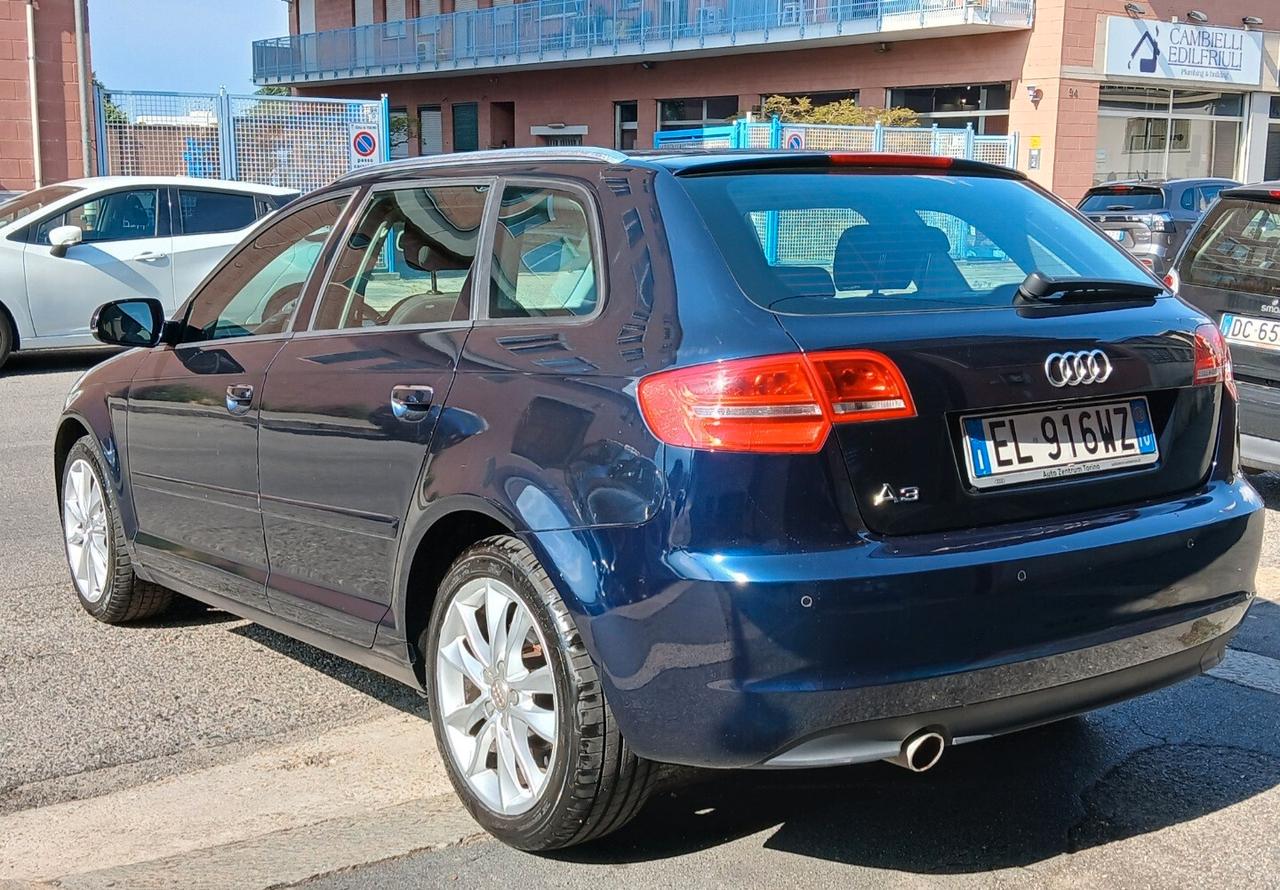 AUDI A3 SPB 1.600 TDI 90cv Km126.000