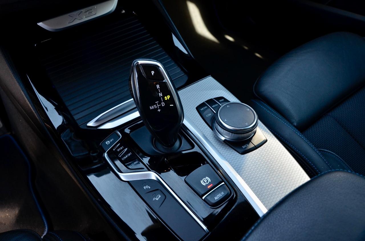 BMW X3 XDRIVE20d MSPORT 190cv AUTO, UFF ITALIANA, SERVICE BMW, EURO 6C, 21", NAVI, RETROCAMERA, FARI LED ADATTIVI, PERMUTE