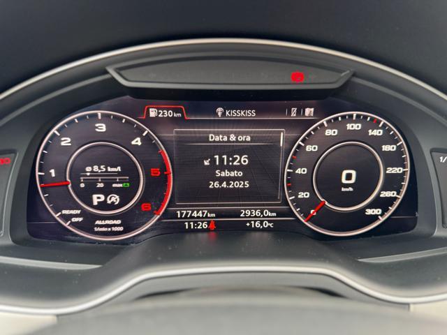 AUDI Q7 3.0 TDI 272cv Quattro (Tetto/Gancio/7posti/Pelle)