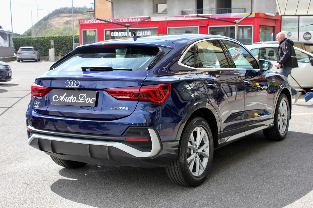 Audi Q3 SPB 35 TFSI S line edition VIRTUAL COCKPIT FARI FULL LED NAVY