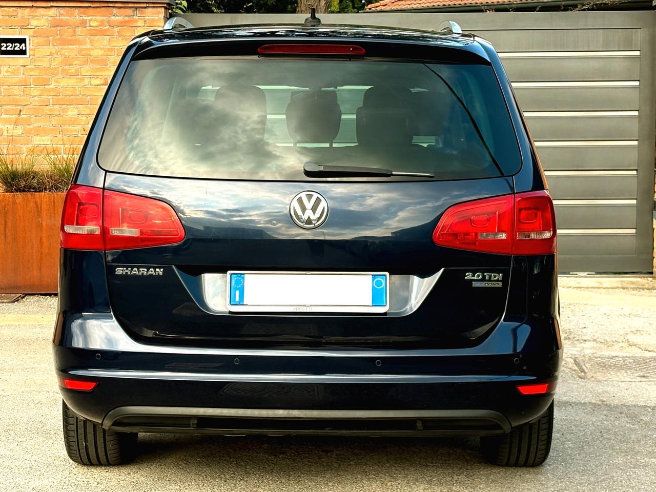 VW SHARAN 2.0D 6m-7POSTI-Pelle,Tetto-2014