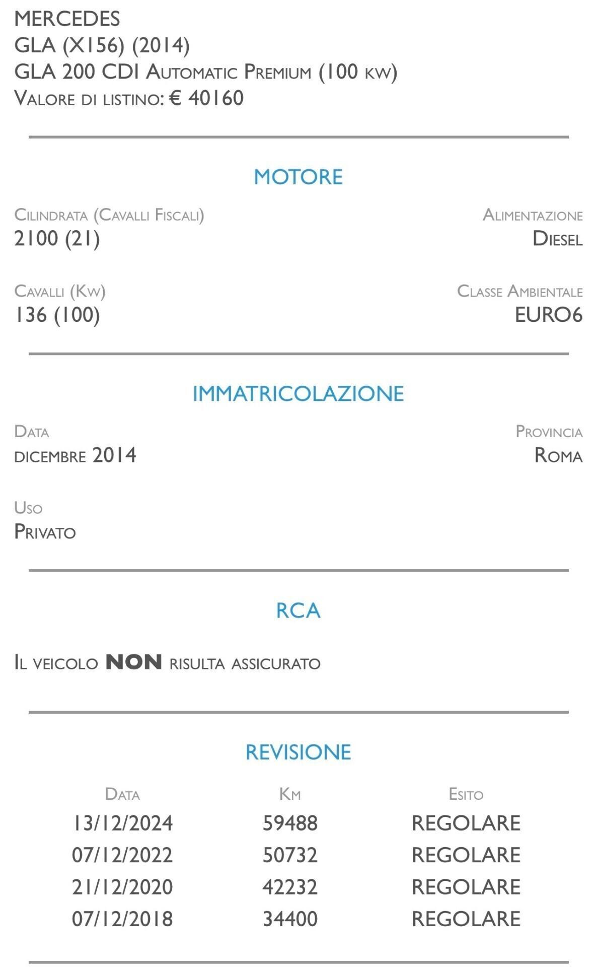 Mercedes-benz GLA 200 CDI Automatic 4Matic Premium