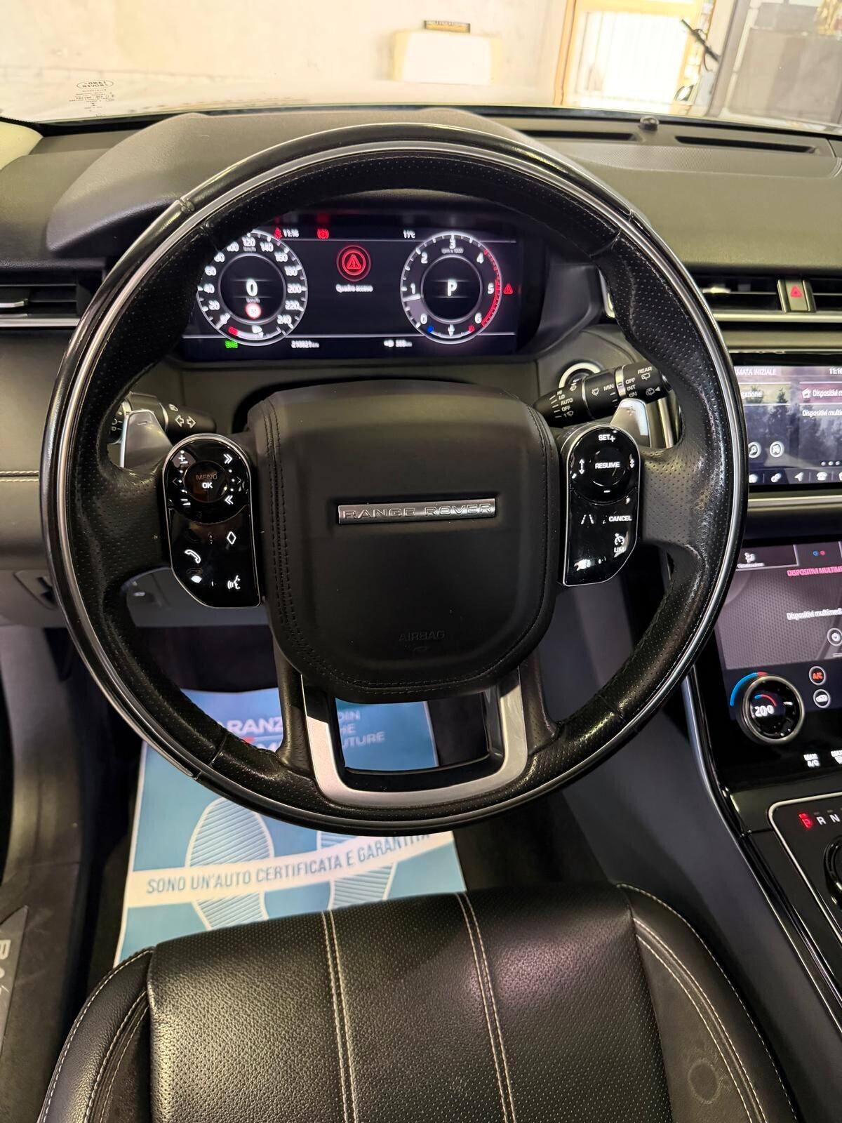 Land Rover Range Velar Tetto+Pelle+Gancio traino+Meridian+Virtual