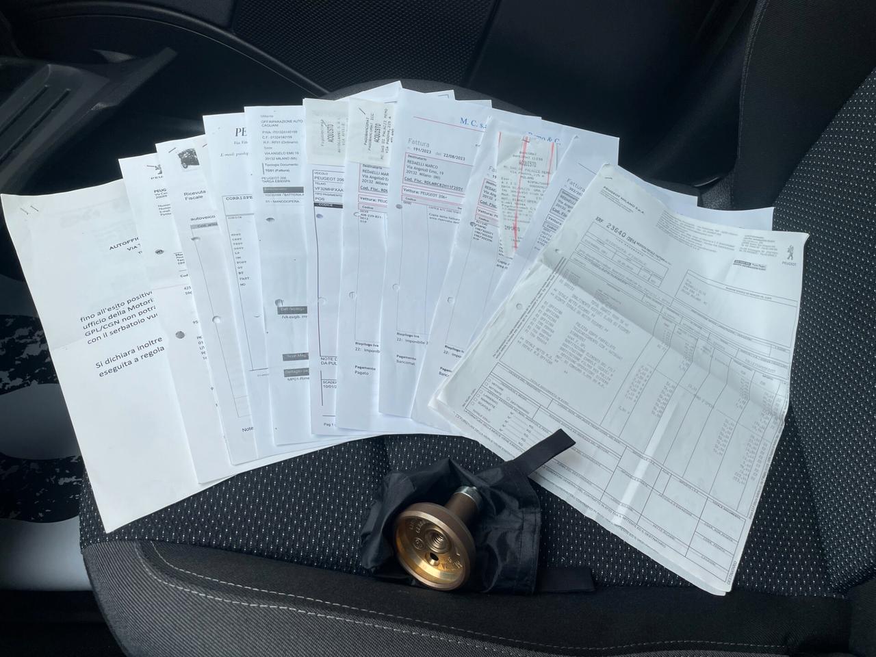 Peugeot 206 DISTRIBUZIONE ESEGUITA - TAGLIANDI CERTIFICATI