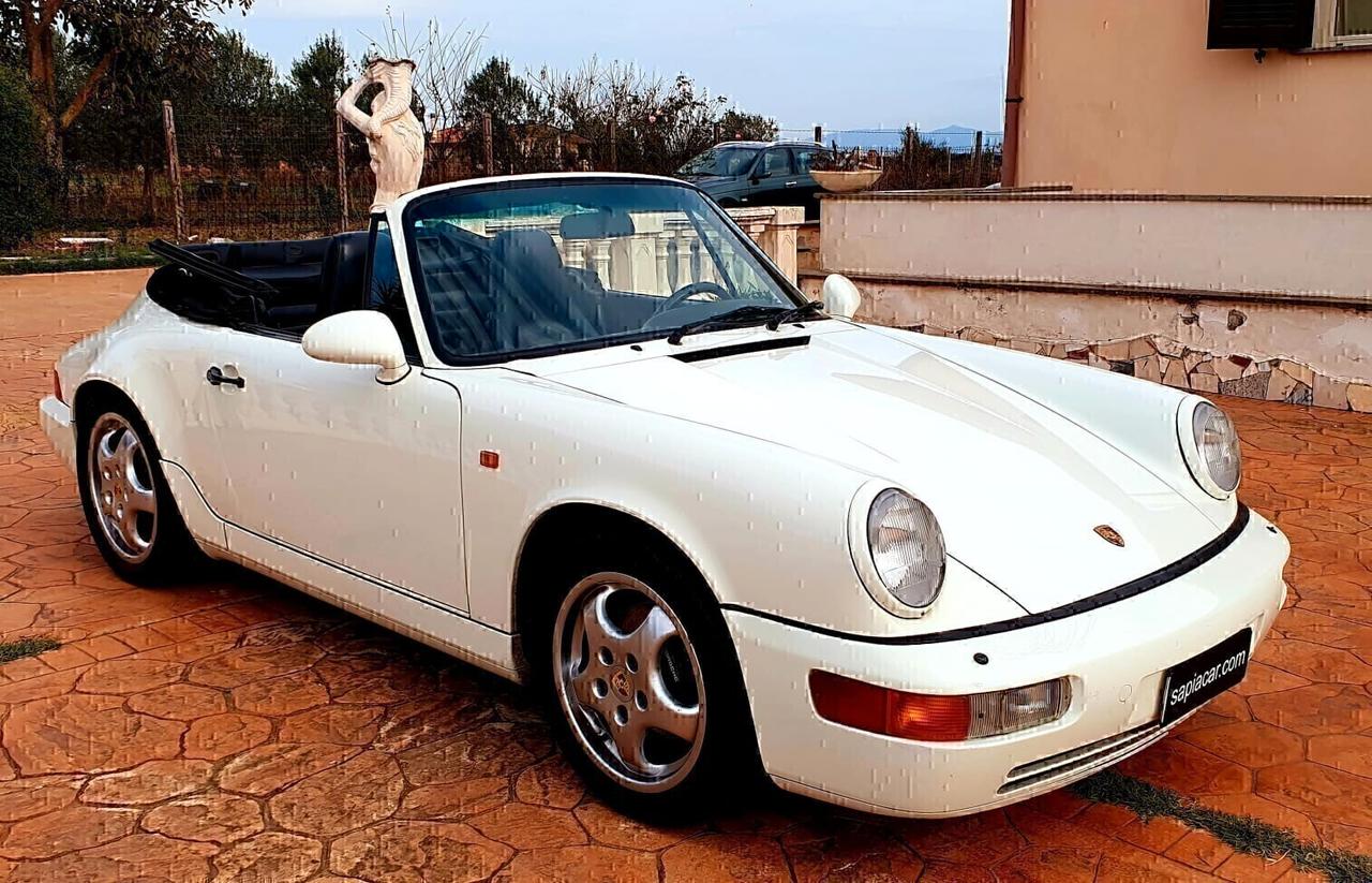 Porsche 964 911 Carrera 2 Cabriolet ASI targa ROMA