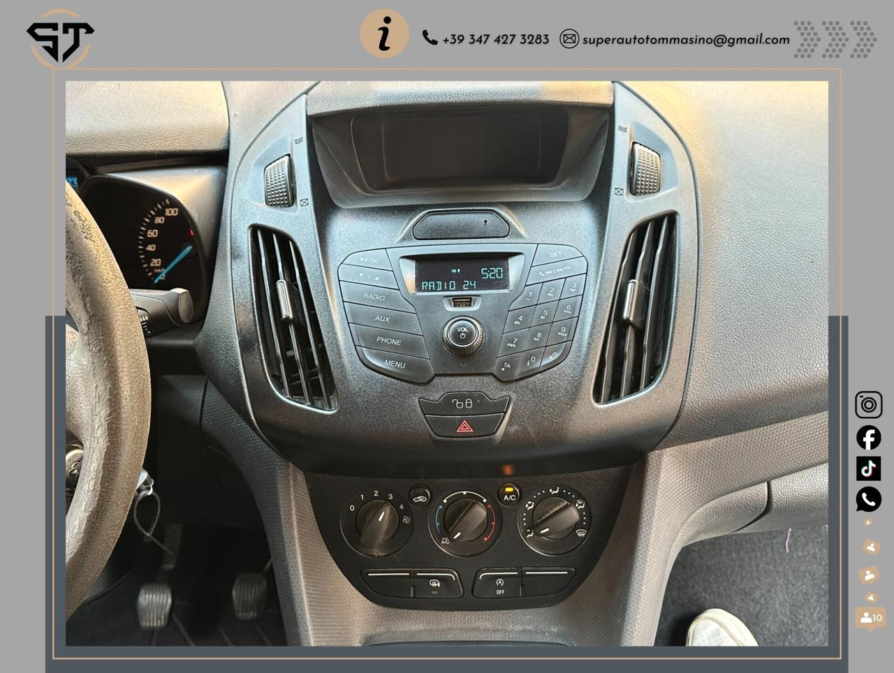 Ford Transit Connect 1.5 TDCi 120 CV PC 3 Posti