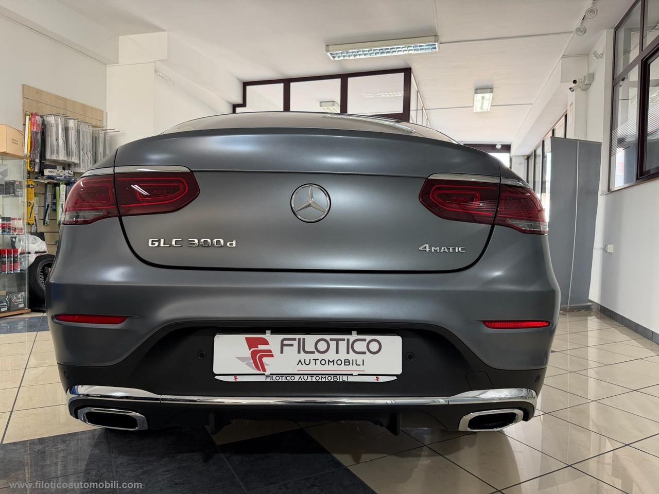 MERCEDES-BENZ GLC 300 d 4Matic Coupé Premium Plus TETTO APRIBILE- GANCIO TRAINO - LUCI AMBIENT