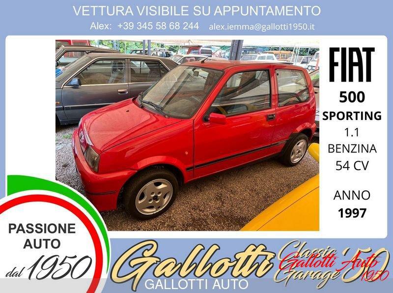 FIAT Cinquecento 1.1i cat Sporting