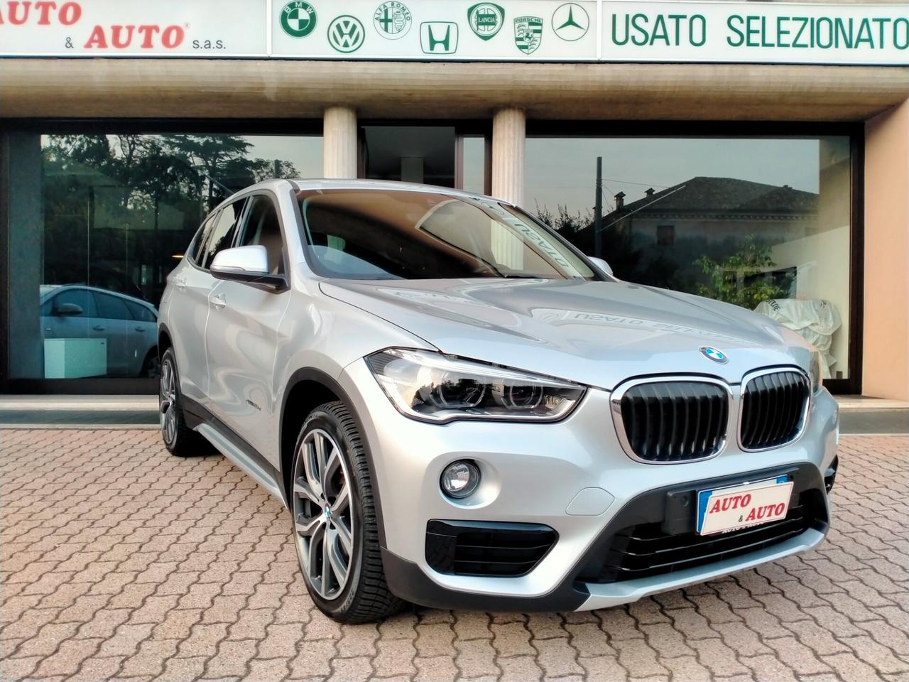 BMW X1 20D XDRIVE F48 SPORT LINE / LEGA 19 / LED / INT. PELLE / VOL. + CAMBIO SPORT