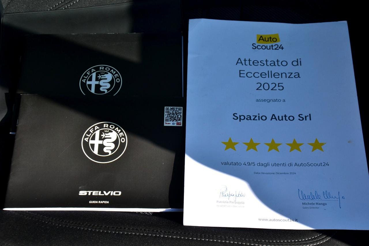 Alfa Romeo Stelvio 2.2 DIESEL 160CV AT8 UNIPRO' | PREZZO REALE SENZA VINCOLI | ITALIANA E FATTURABILE GARANZIA 12M!
