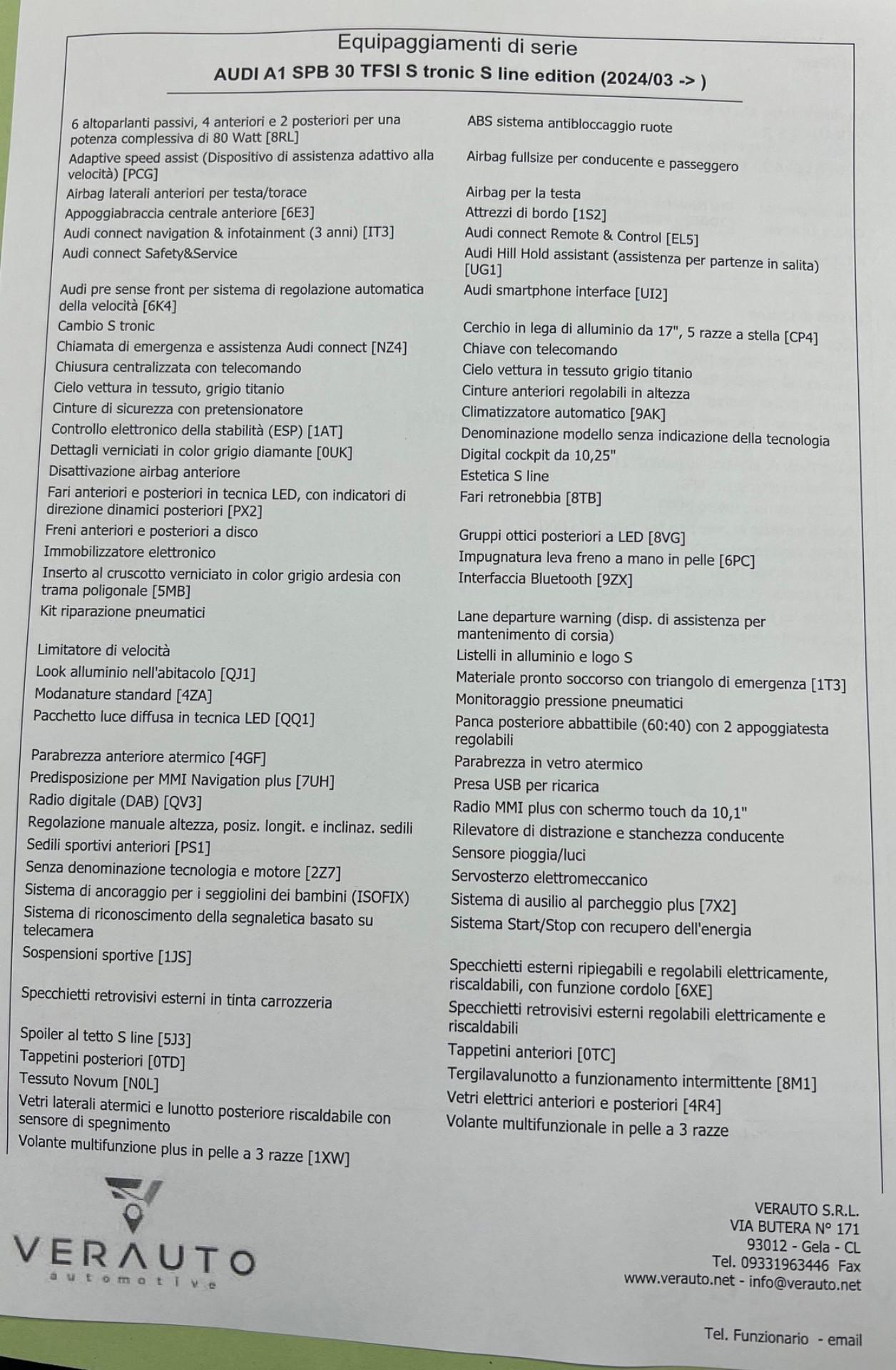 Audi A1 Stronic Sline offerta T-Stock prezzo imperdibile