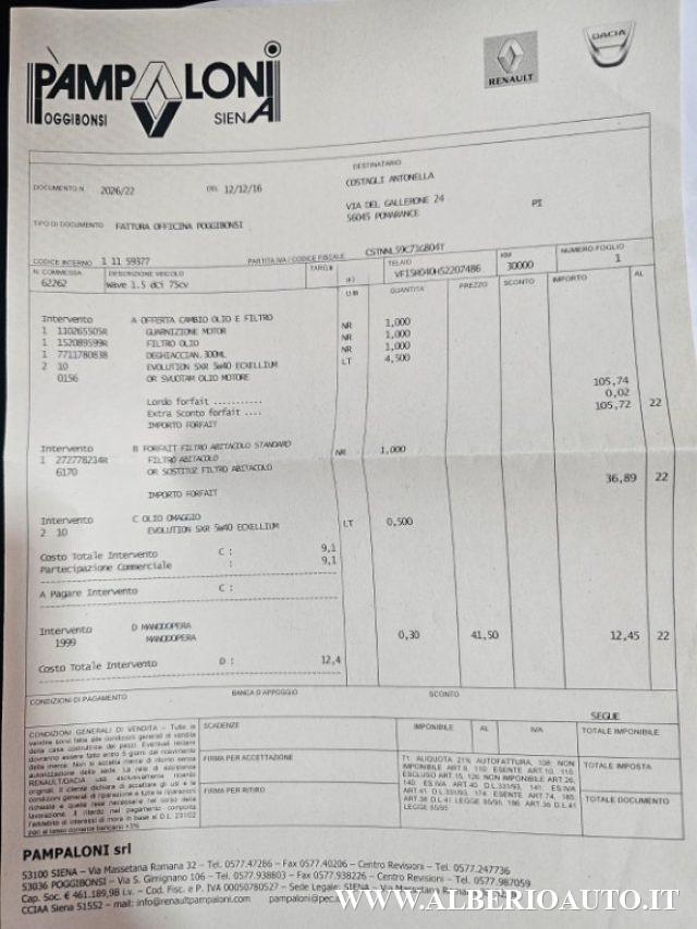 RENAULT Clio 1.5 dCi 8V 75CV 5 porte Wave