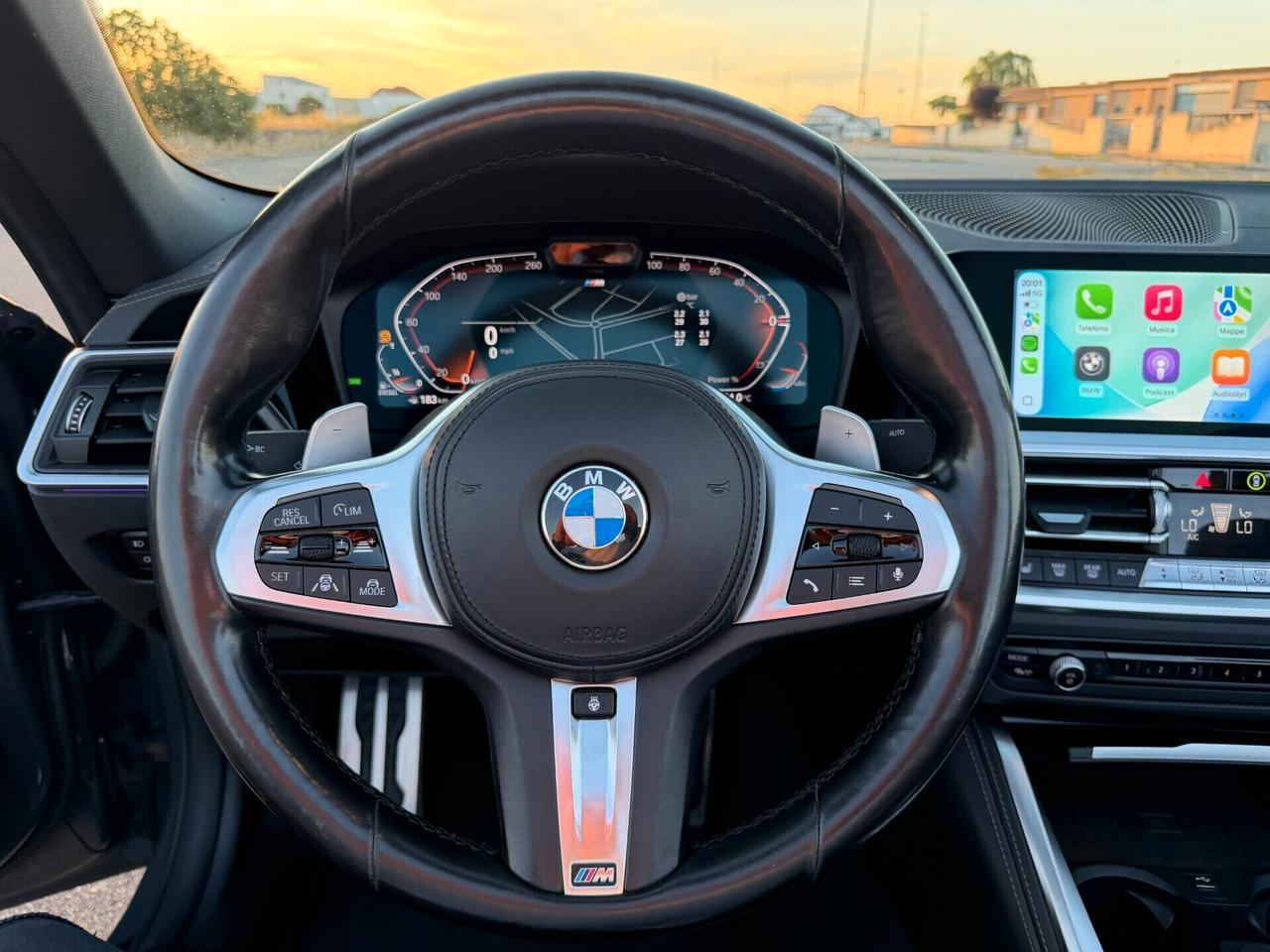 Bmw 420d 190cv 48V Cabrio Msport Led*Carplay*Pelle