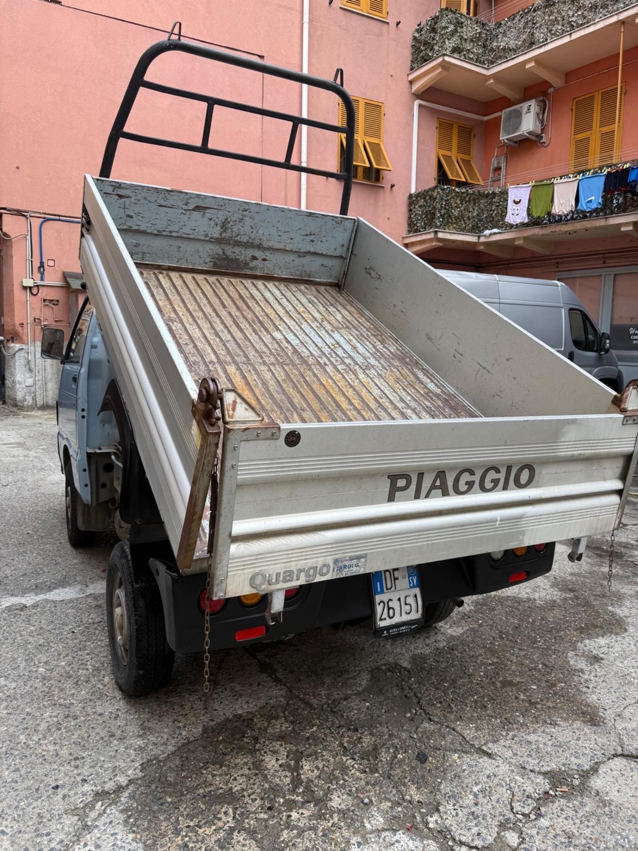 Piaggio quargo 800 diesel ribaltabile unico proprietario