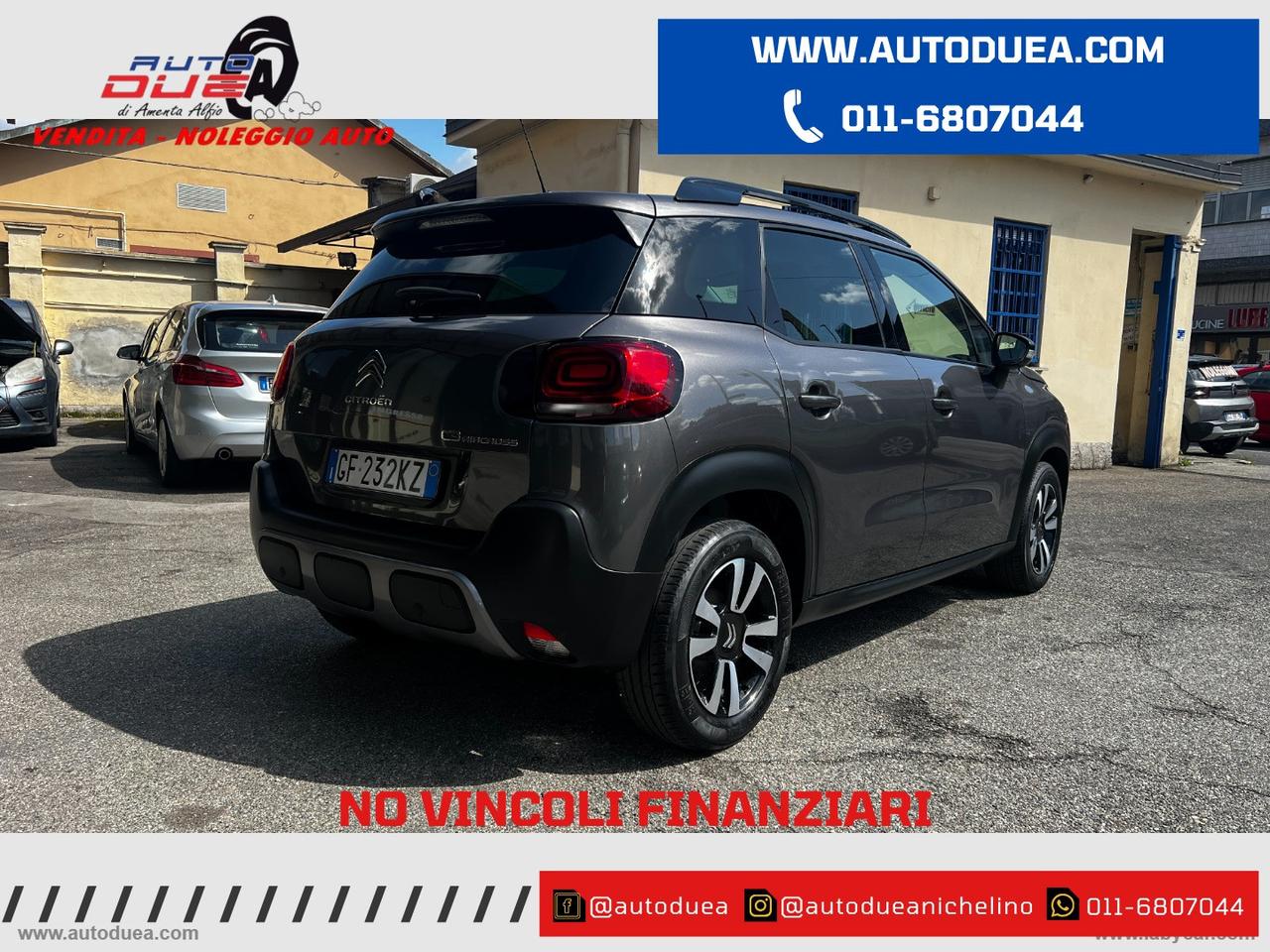 CITROEN C3 Aircross BlueHDi 120 S&S EAT6 Shine NO VINCOLI FINANZIARI