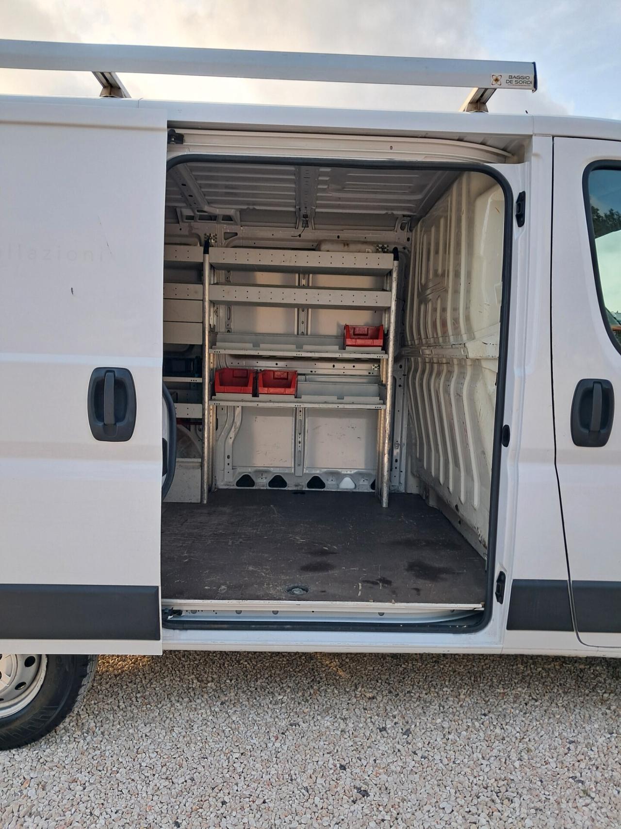 FiatDucato2.3MJT120CV*ATTREZZATO*SCAFFALI*PORTASCALA