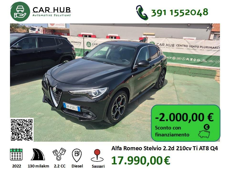 Alfa Romeo Stelvio 2.2 Turbodiesel 210 CV AT8 Q4 Ti