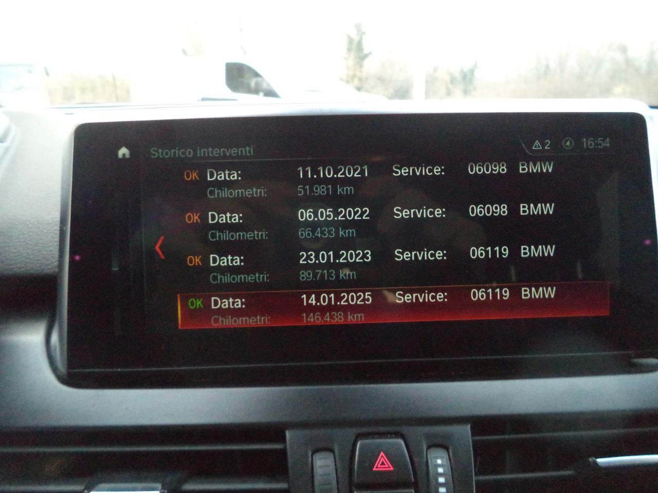 Bmw 2er Active Tourer 218d Sport AUTOMATICA 8 MARCE TAGLIANDI BMW