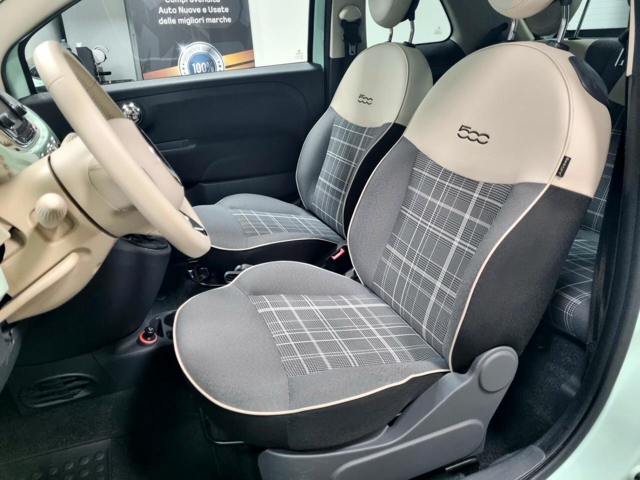 FIAT 500 1.2 BENZINA 69CV LOUNGE NEOPATENTATI