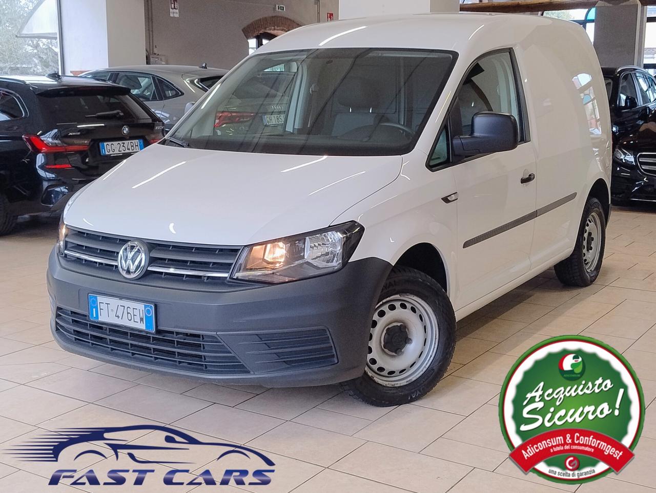 VOLKSWAGEN Caddy 2.0 TDI 75cv VAN *BLUETOOTH*PIANALE