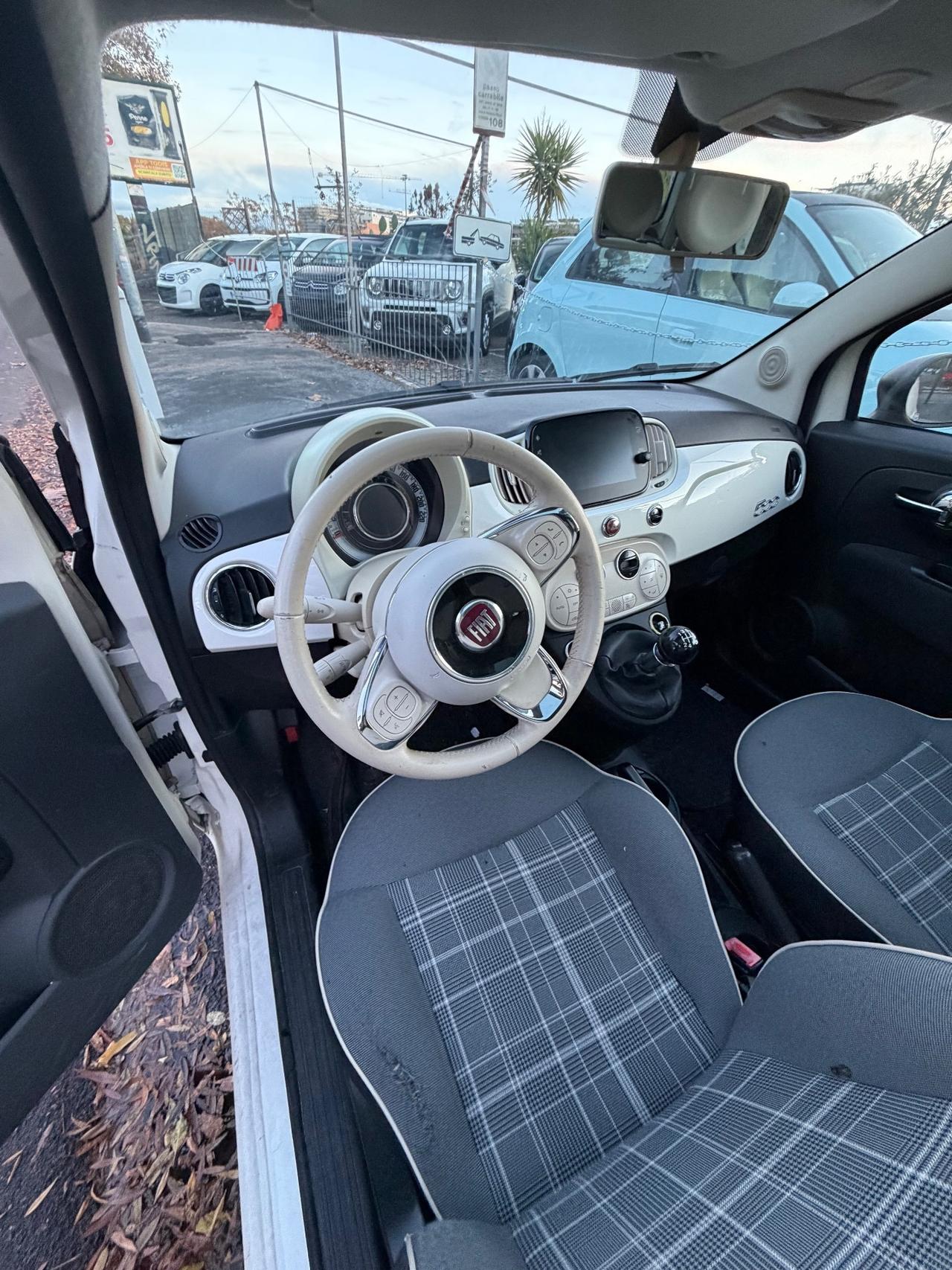 Fiat 500 1.2 benzina Mirror Manuale 69cv Cerchi 16 Navi Tetto