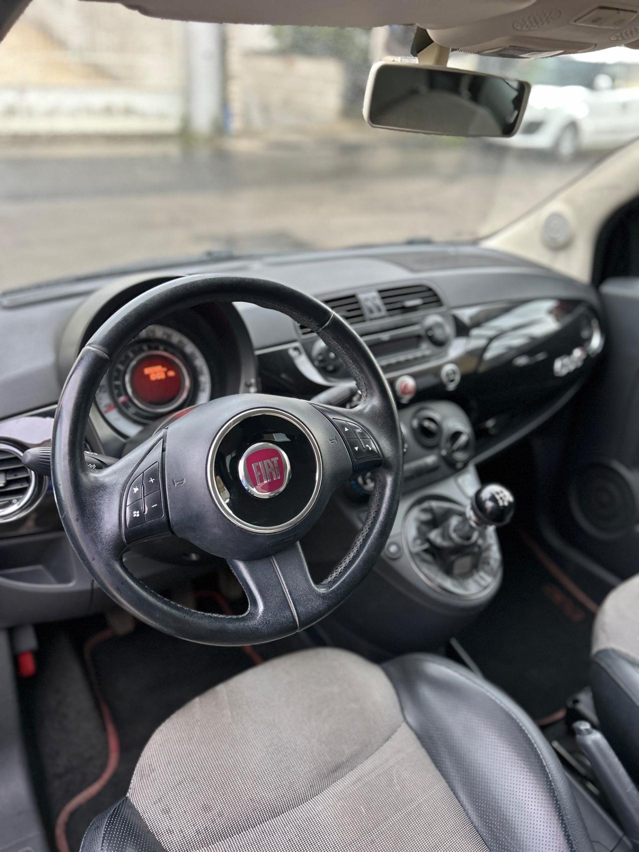 Fiat 500 C 1.2 69 cv-2010-CLIMA-COMANDI