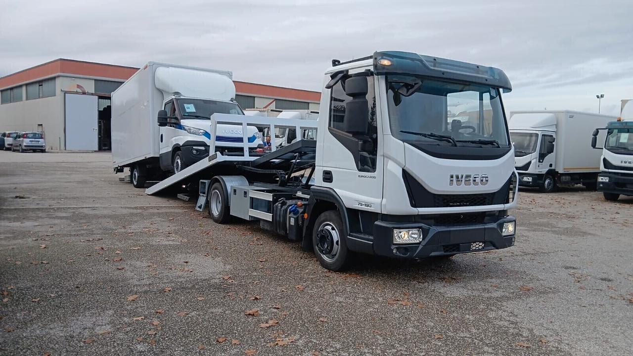 IVECO ML 75E19 - Allestimento Nuovo: Carroattrezzi - Verricello Traslabile con forche posteriori (C67)