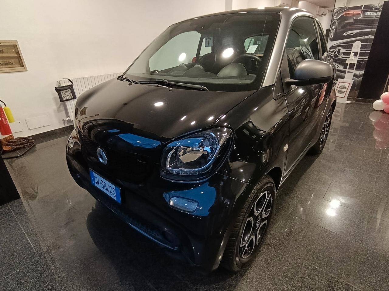 Smart ForTwo 90 0.9 Turbo twinamic Passion Nero e Opaco Navi full