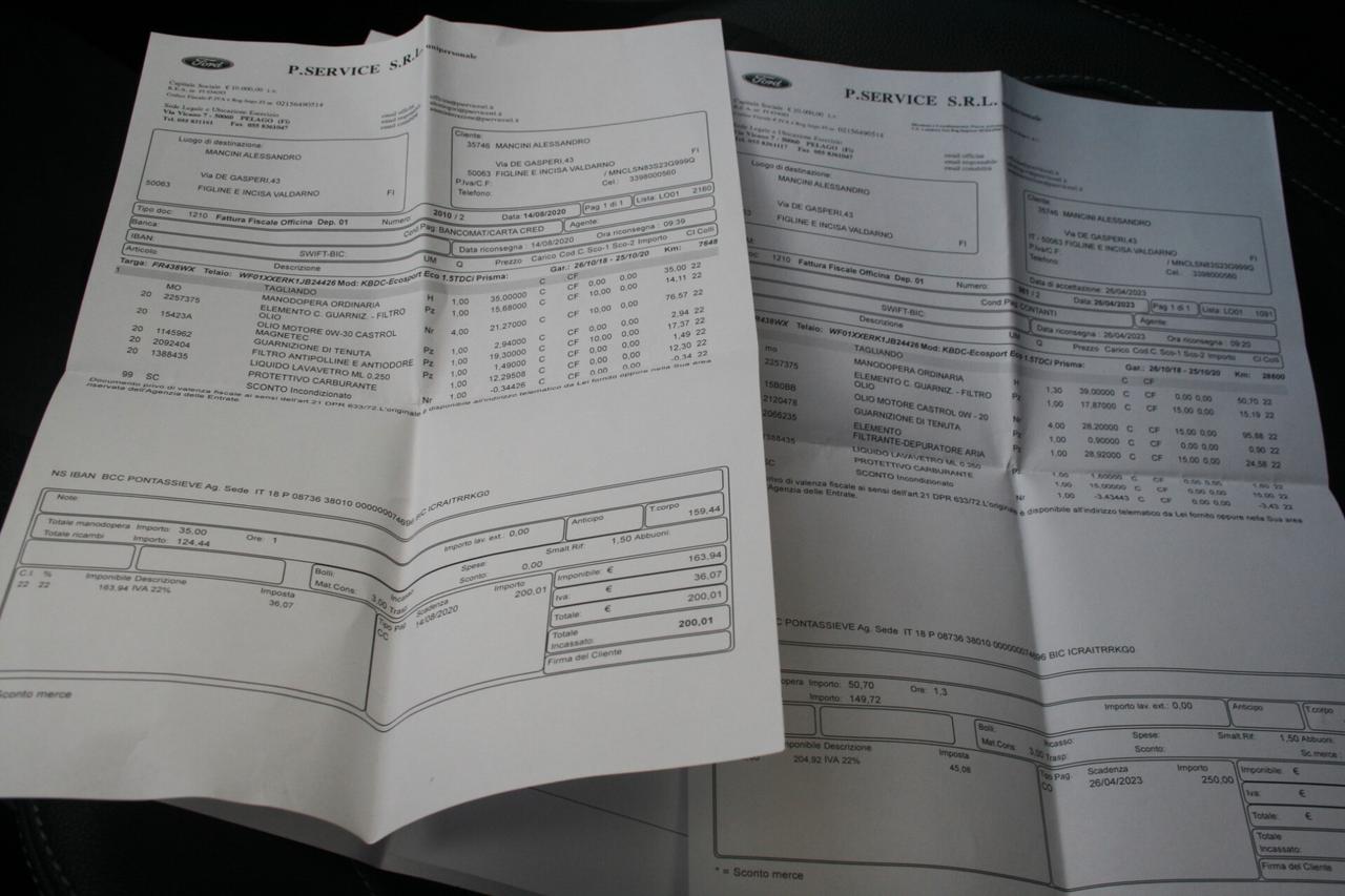 Ford EcoSport 1.5 TDCi 100 CV Start&Stop Titanium