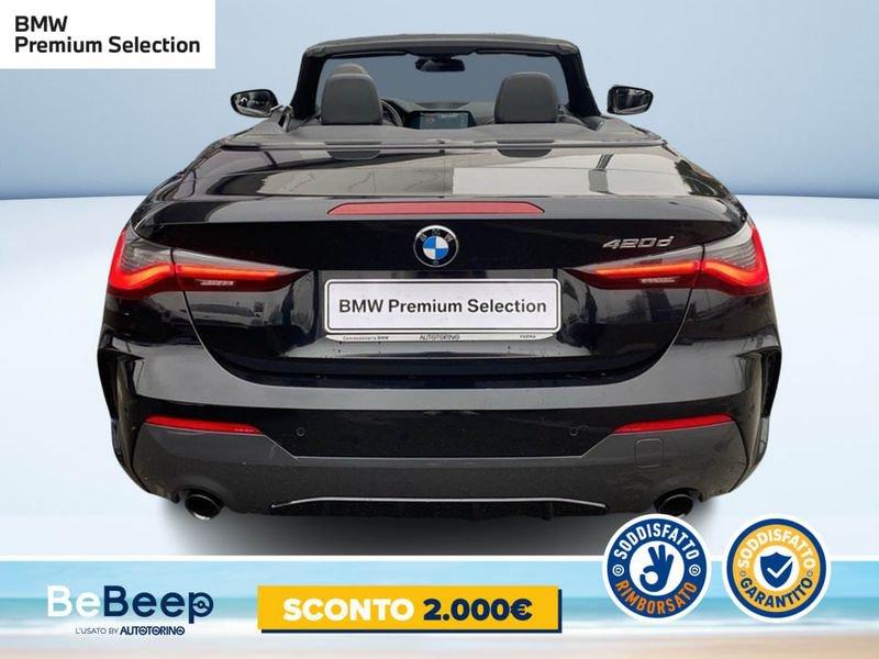 BMW Serie 4 Cabrio 420D CABRIO MHEV 48V MSPORT AUTO