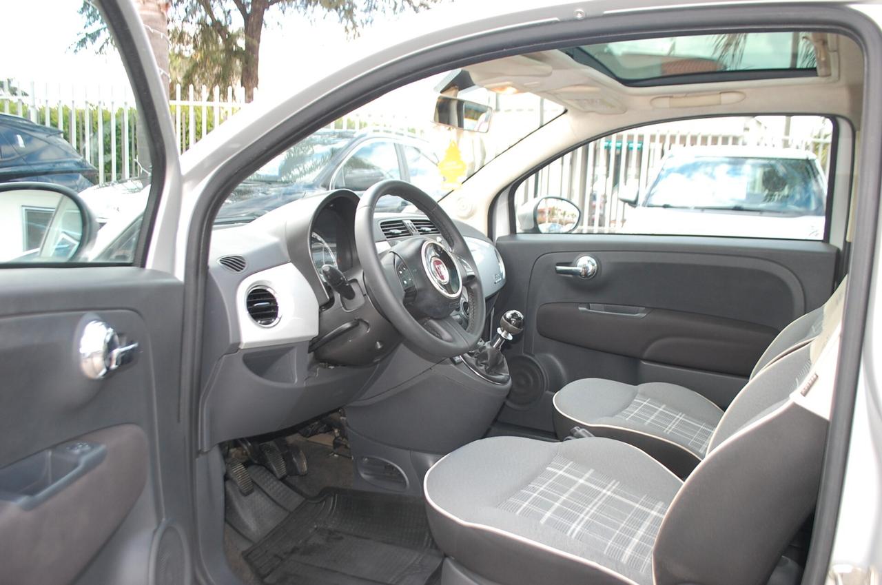 Fiat 500 1.2 Lounge 69CV GPL Uff Italy Tetto USB Lega