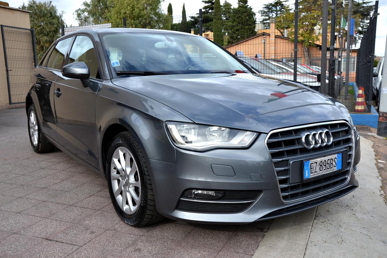 Audi A3 1.6 TDI 110CV SPORTBACK EURO6B *GARANZIA 12 MESI**