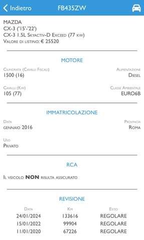 Mazda CX-3 1.5d Exceed 2wd 105cv PELLE-NAVI-TELECAMERA