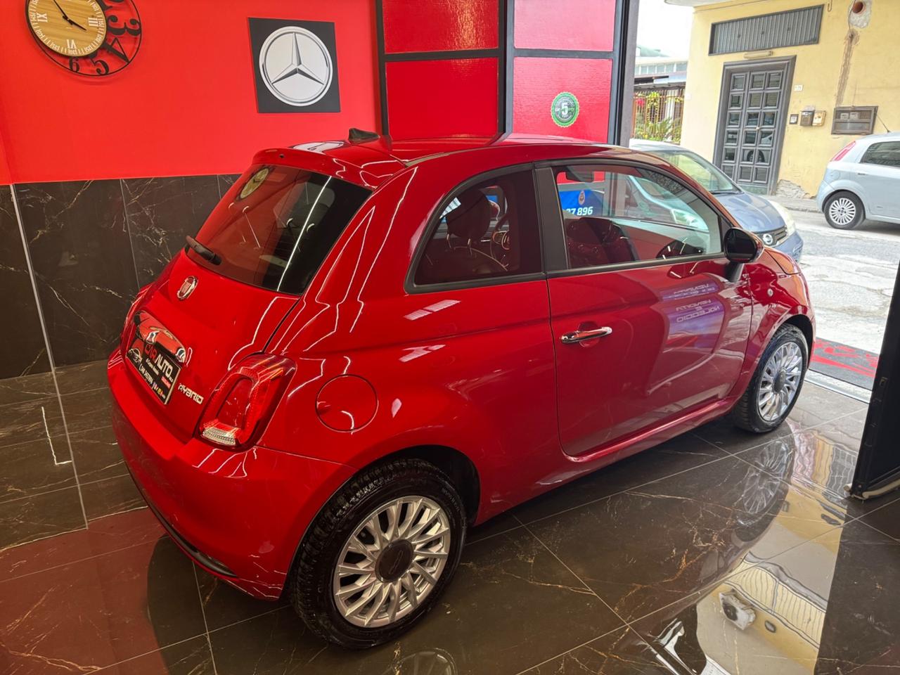 Fiat 500 1.0 Hybrid Red