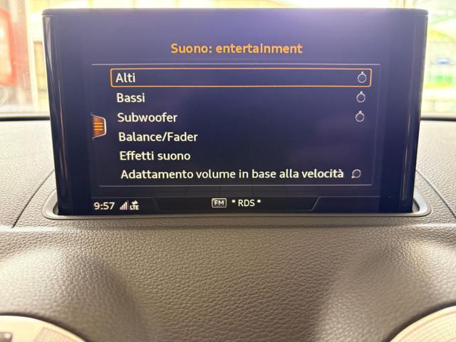 AUDI A3 Sportback 2.0TDI 150CV S tronic S line VIRTUAL TOP