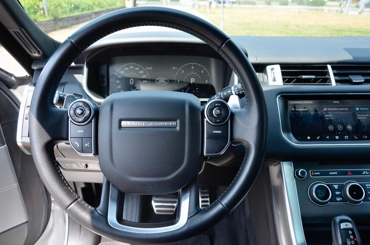 LAND ROVER RANGE ROVER SPORT 3.0 TDV6 HSE DYNAMIC 249cv AUTO, SERVICE UFF LAND ROVER, UFF ITALIANA, UNICOPROP, EURO 6B, TETTO, RETROCAMERA, PERMUTE