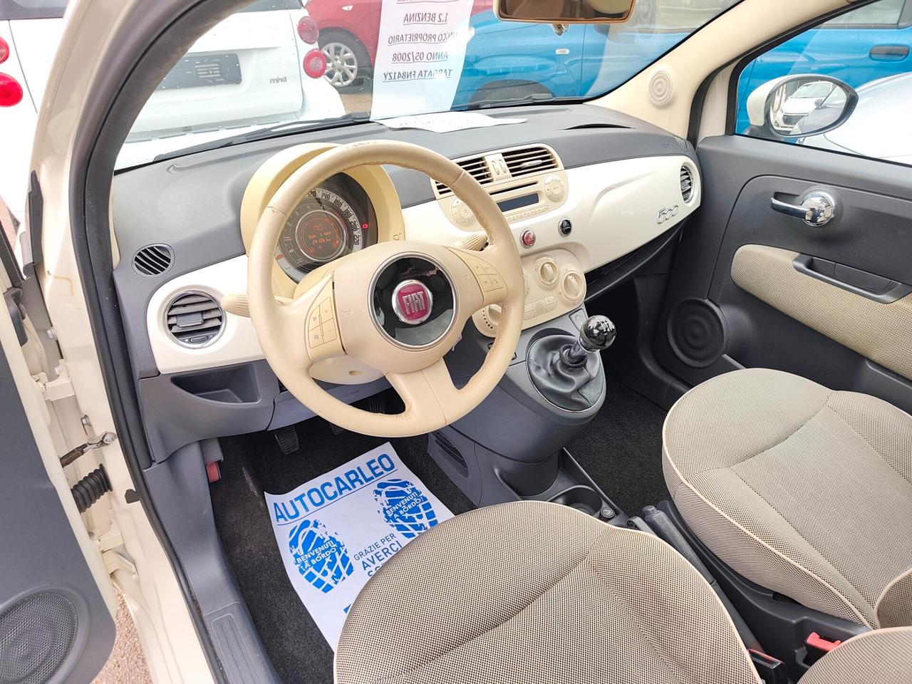 Fiat 500 1.2 BENZINA TETTO APRIBILE