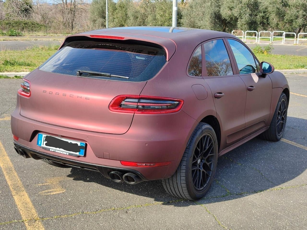 Macan 3.0 S Diesel WRAP ROSSO OPACO 2015 KM149000