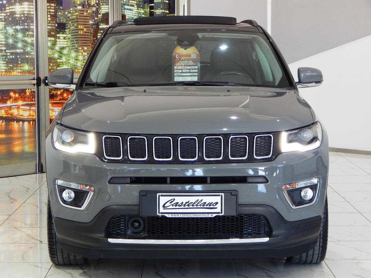 Jeep Compass 2.0 mjt Limited 4wd 140cv Aut TETTO-NAVI-PELLE-LED