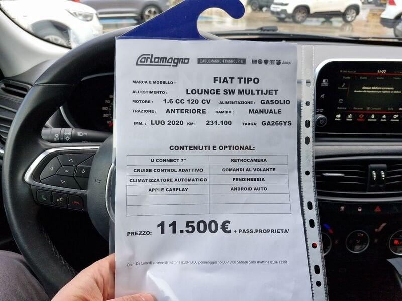 FIAT Tipo SW II 2016 SW 1.6 mjt Lounge s&s 120cv my20