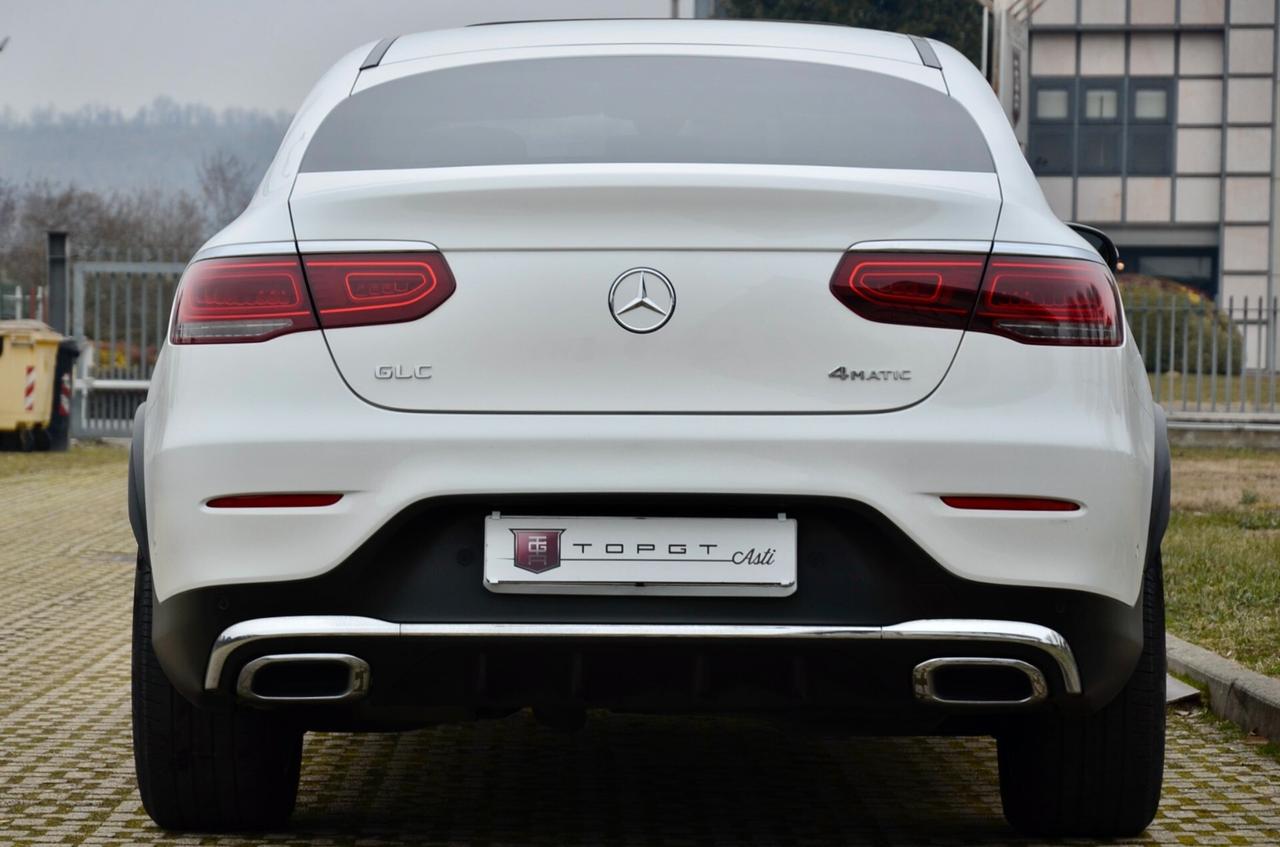 MERCEDES-BENZ GLC COUPE 200d PREMIUM 4MATIC 163cv AUTO, IVA ESPOSTA, UNICO UTILIZZATORE, SERVICE MERCEDES, TETTO, SOSPENSIONI PNEUMATICHE, NAVI, RETROCAMERA, PERMUTE