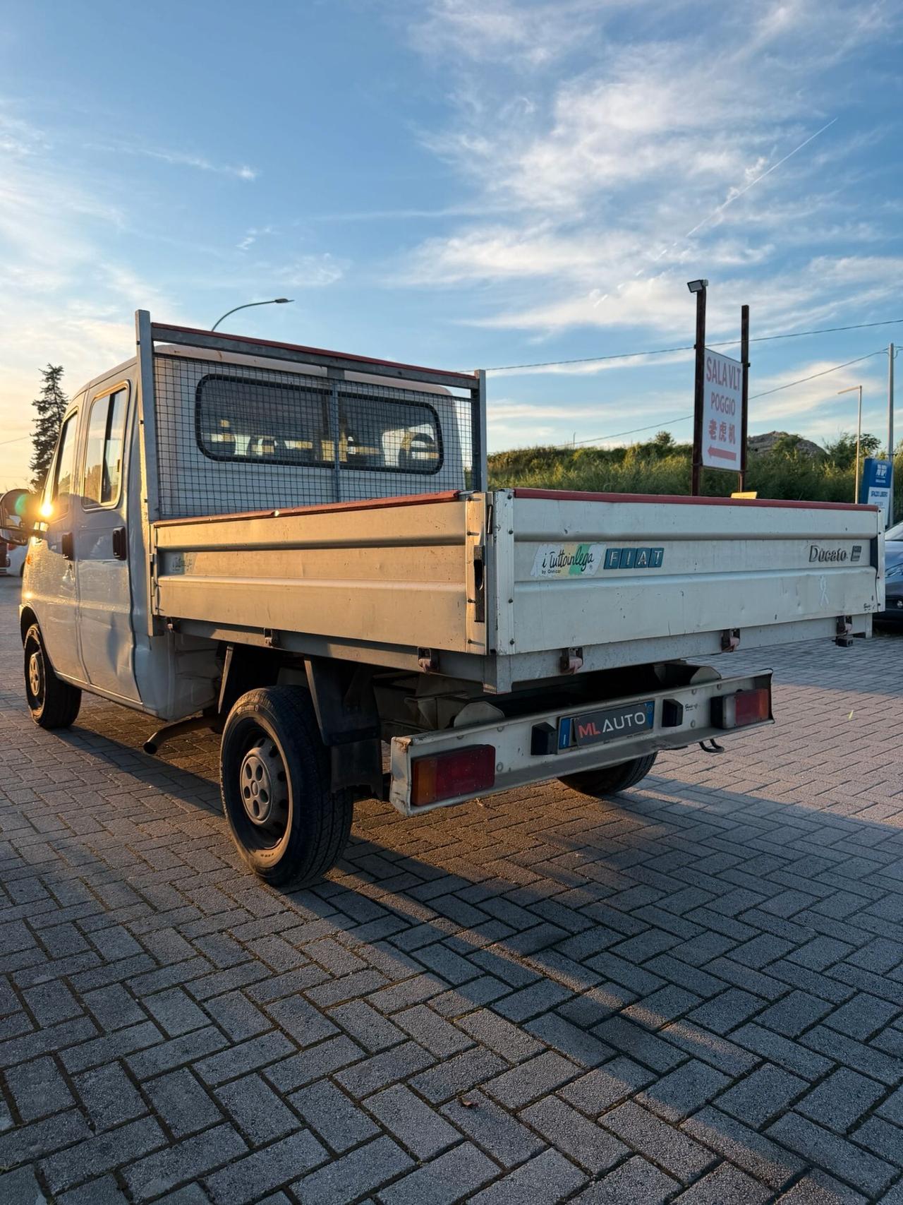 FIAT Ducato 2.3 MTJ Doppia Cabina 7 Posti - Cassone Fisso