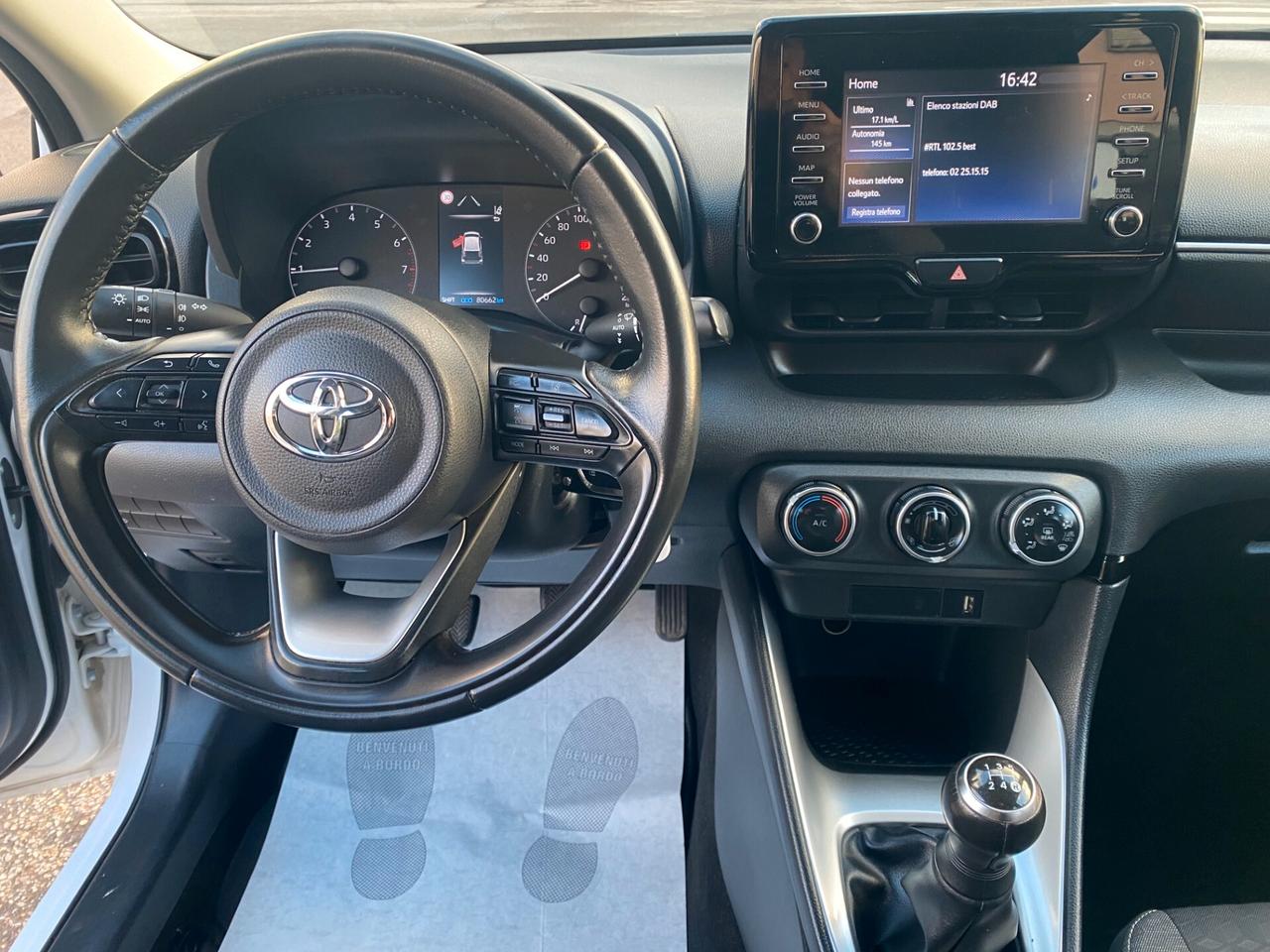 TOYOTA Yaris 5p. 1.0 72Cv ACTIVE RadioAppCar Play