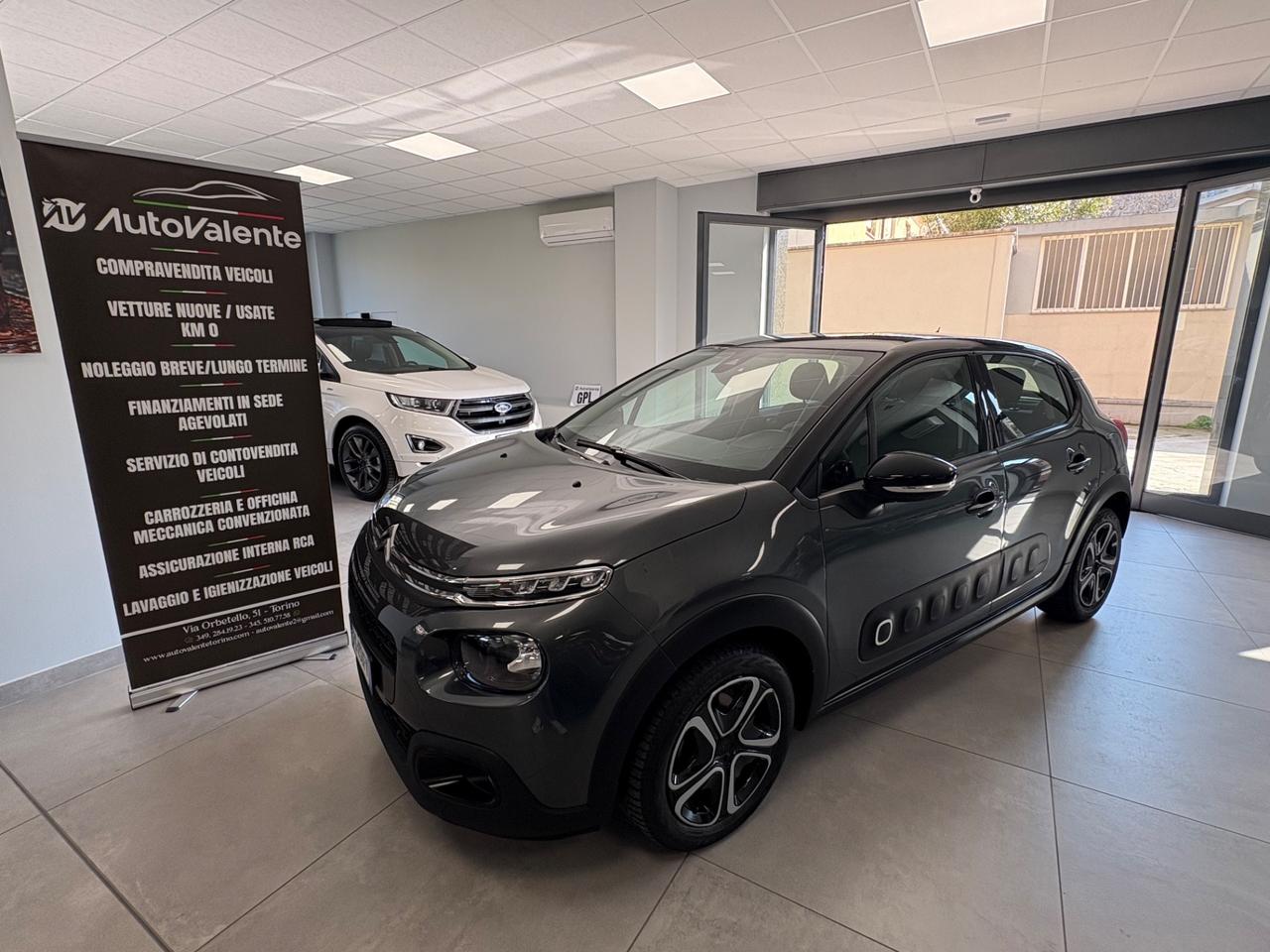 Citroen C3 neopatentati 1.2 benzina 82cv anno 2017