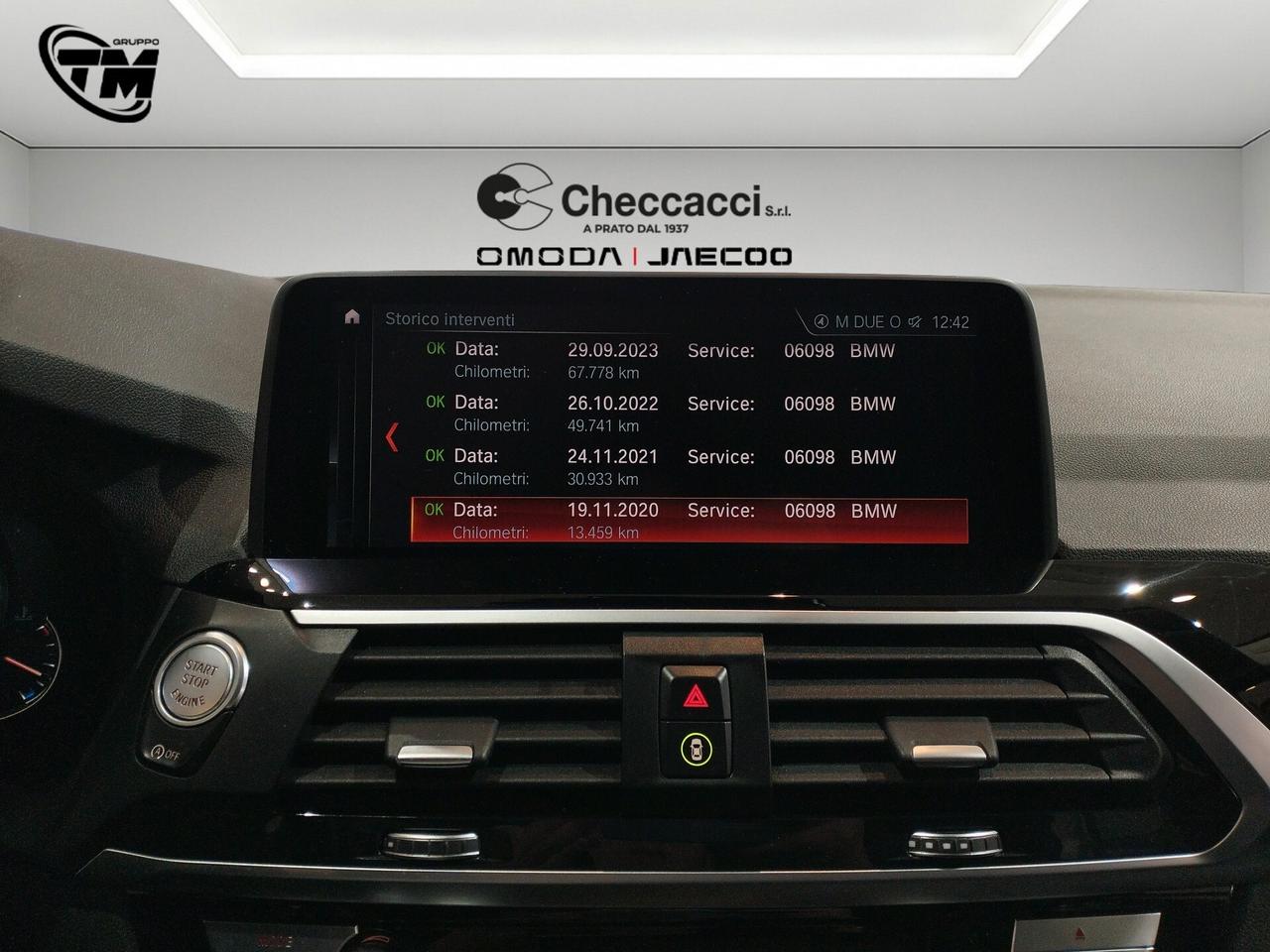 BMW X3 xdrive20d 190cv auto *TAGLIANDI CASA MADRE*