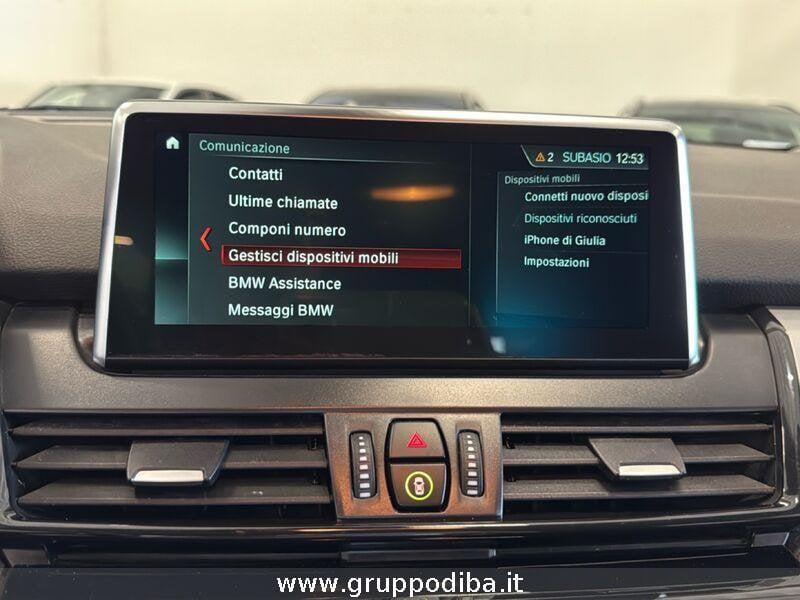 BMW Serie 2 Active Tourer Serie 2 F45 2014 Active Tourer 216d Active Tourer Advantage my17