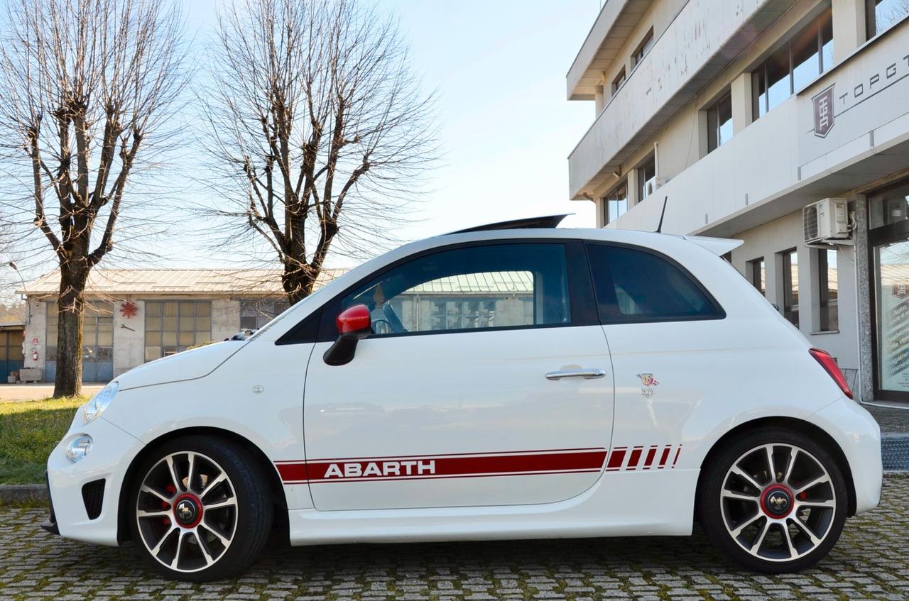 ABARTH 595 TURISMO 1.4 t 165cv, SERVICE CON FATTURE, TETTO, SCARICO RECORD MONZA, XENO, PELLE, PERMUTE