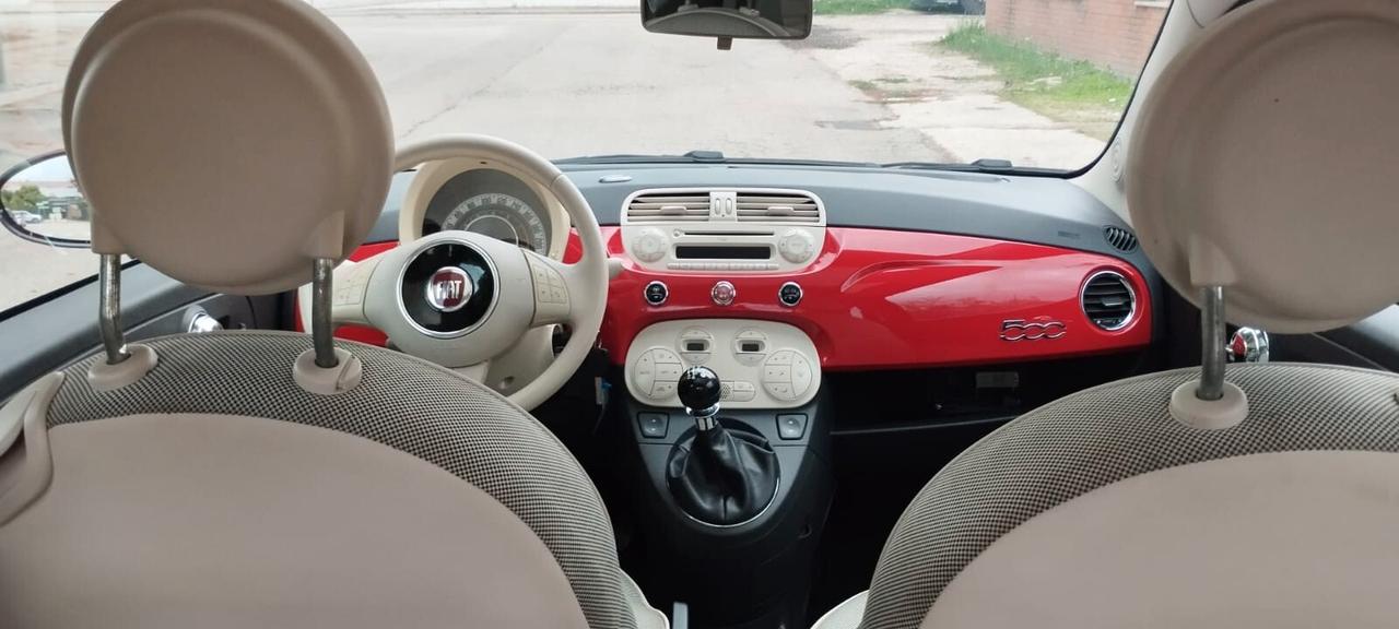 Fiat 500 1.2 12/11 Rosso pastello