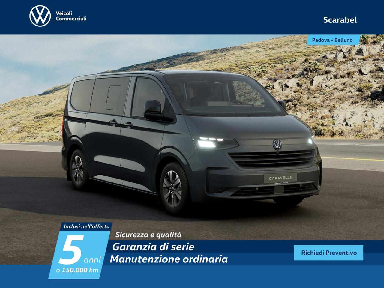 Volkswagen T7 Caravelle t7 2.0 tdi 170cv life l1 auto