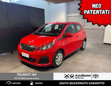 Peugeot 108 VTi 72 S&S 5 porte Active - NEOPATENTATI
